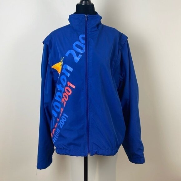 2001 Edmonton Alberta World Championships Volunteer 2 in 1 Windbreaker Jacket - Picture 2 of 8